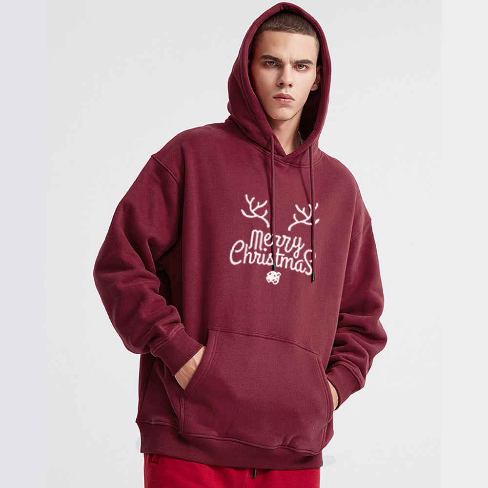 Casual Snowflake Elk Hoodie