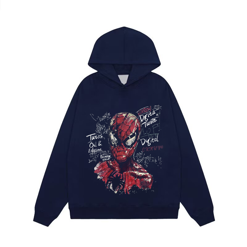 AG American Retro Cartoon Animation Spider-Man Returns Hoodie