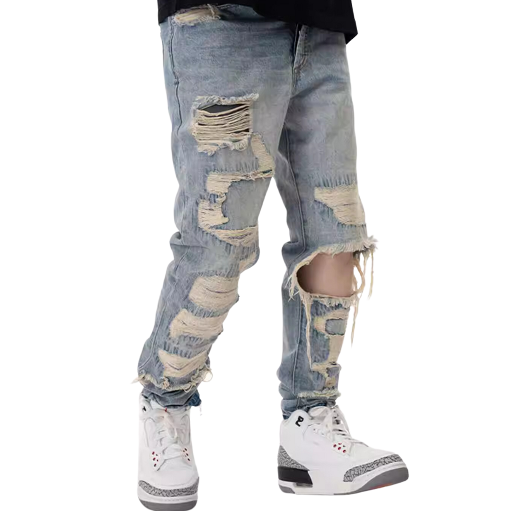 High Street Washed Ripped Jeans