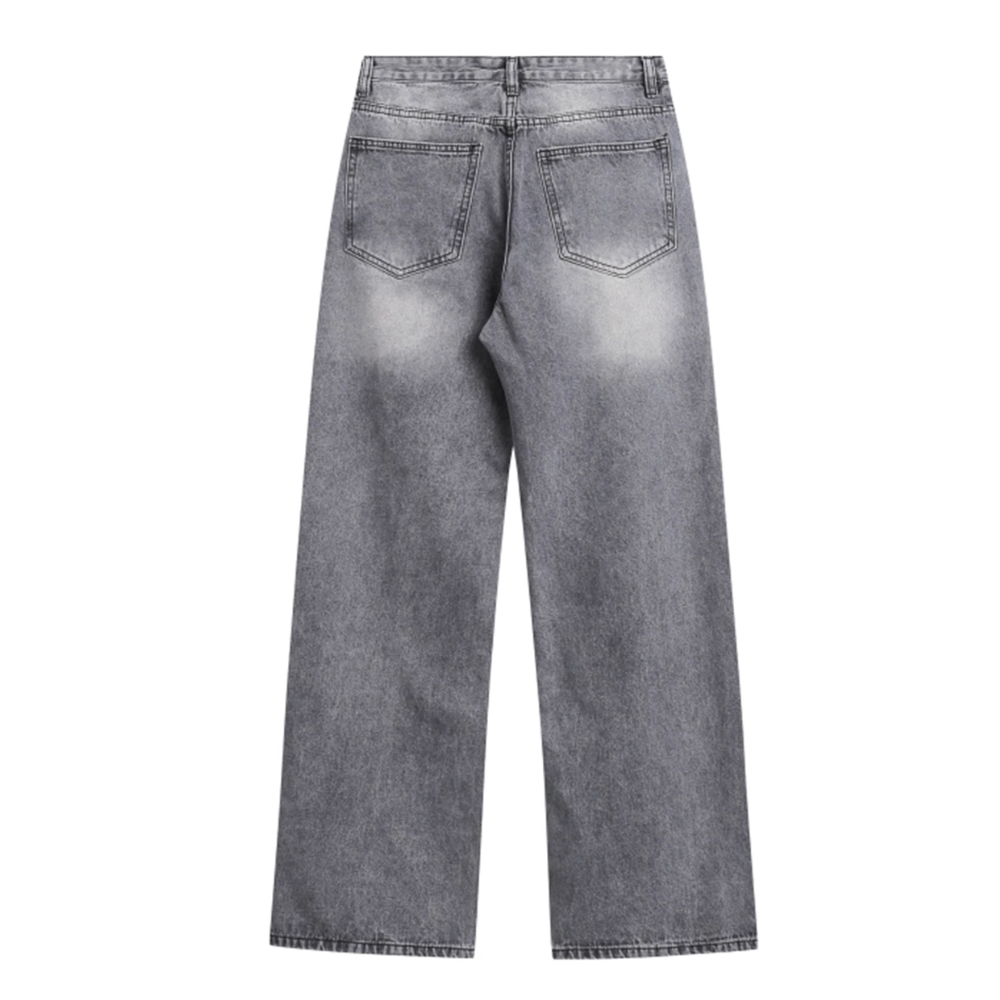 American Street Ripped Straight Jeans