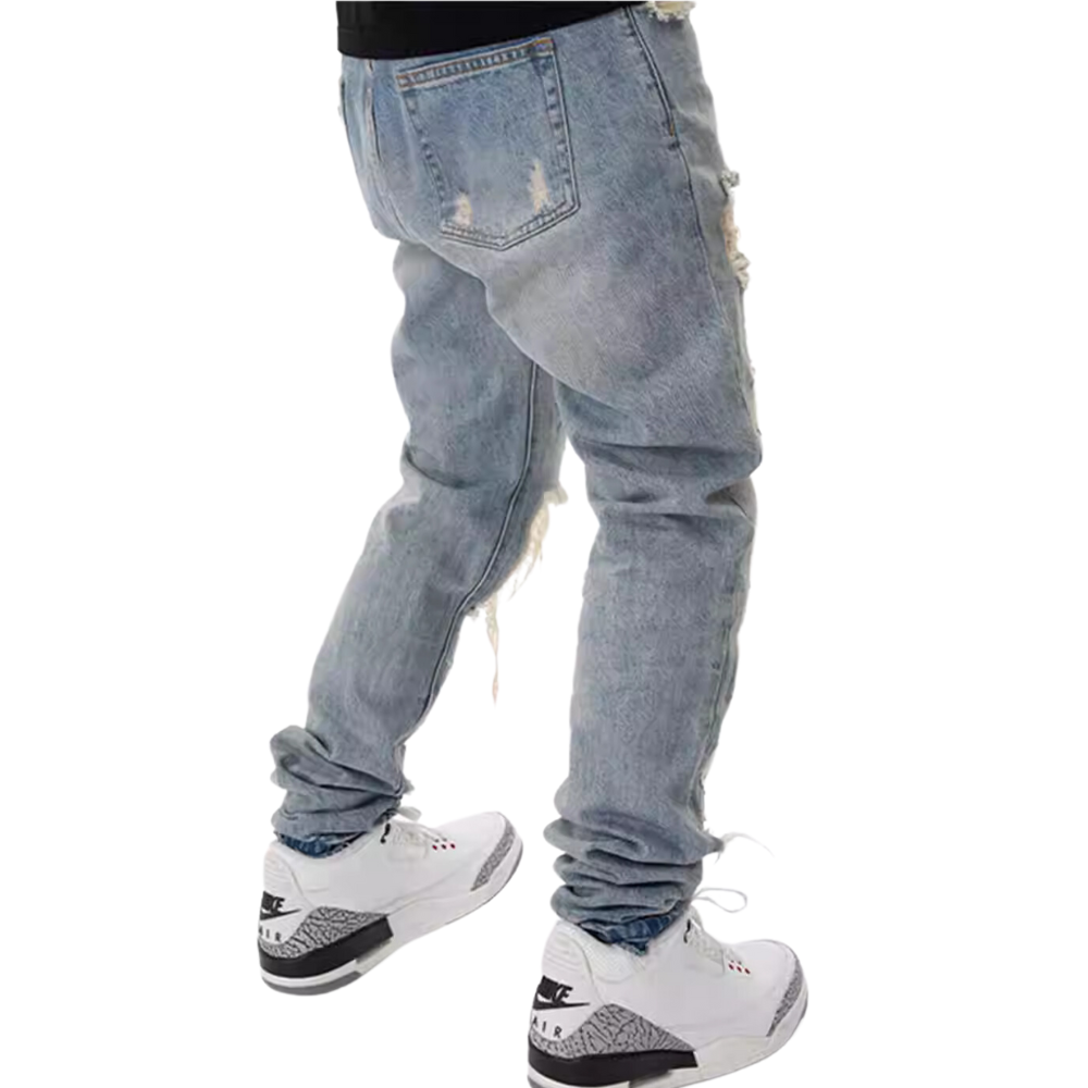 High Street Washed Ripped Jeans