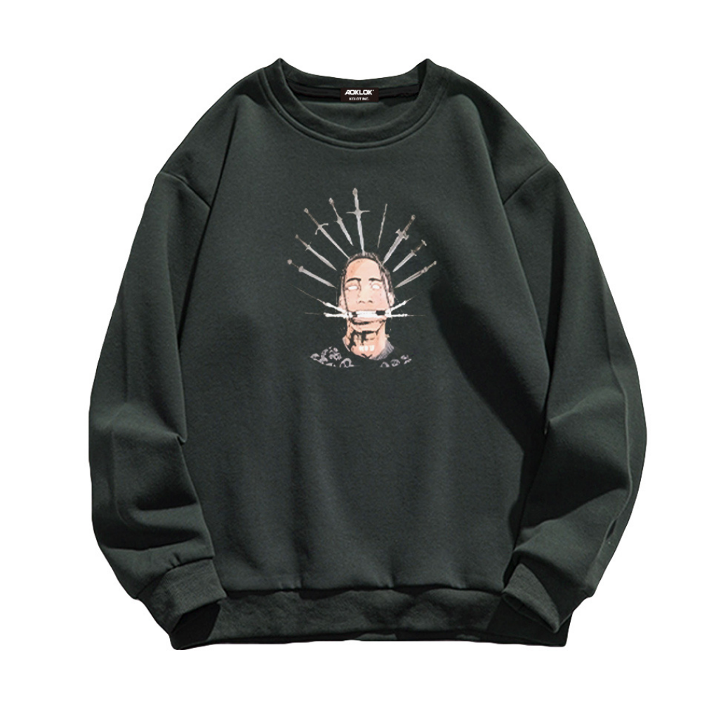 Hip Hop Animation Teen Sweatshirt