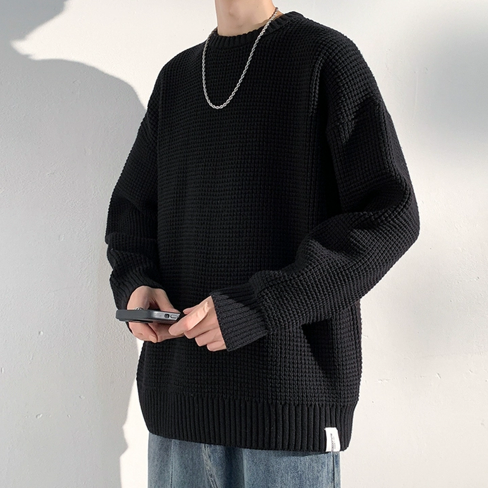 Simple Solid Color Sweater