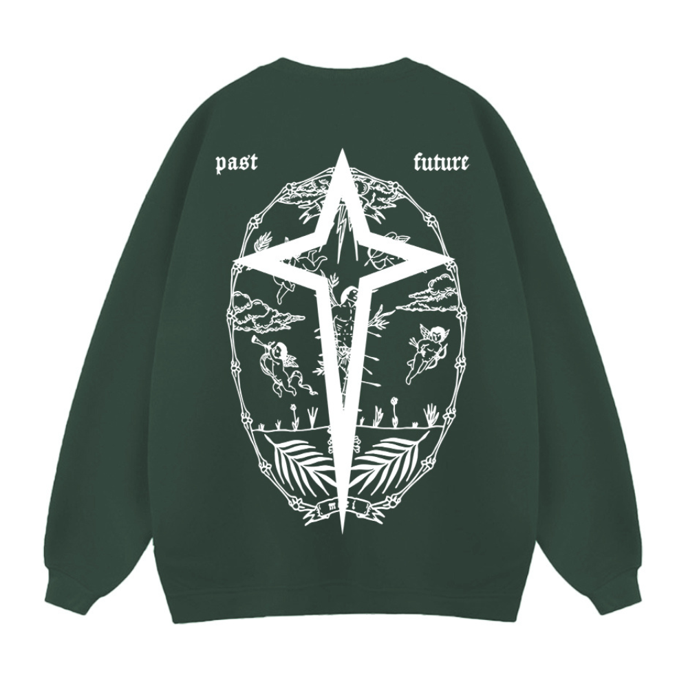 Past Future | High Street Star Angel Sweatshirt