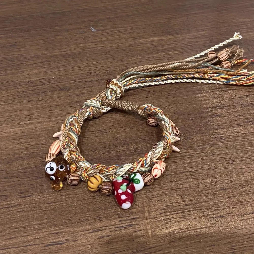 Special Christmas Woven Bracelet
