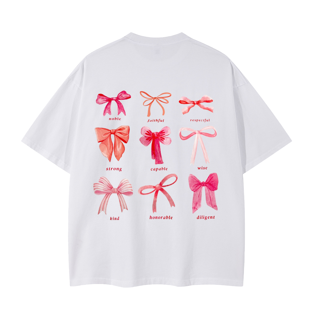 Women's Various Bow Print T-Shirts
