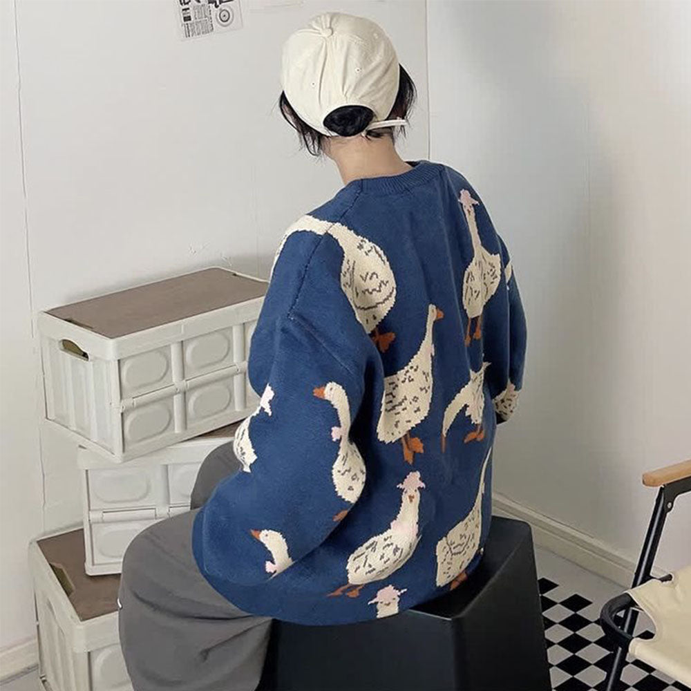 OOC' Urban Cute Duck Knit Sweater