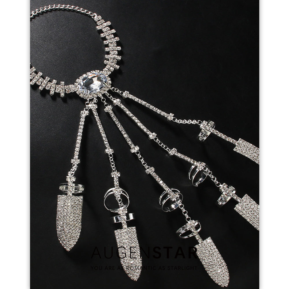 ASR | Hip Hop Rhinestone Mittens Bracelet