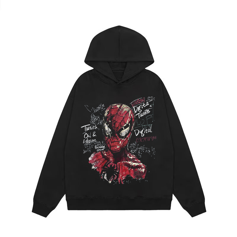 AG American Retro Cartoon Animation Spider-Man Returns Hoodie