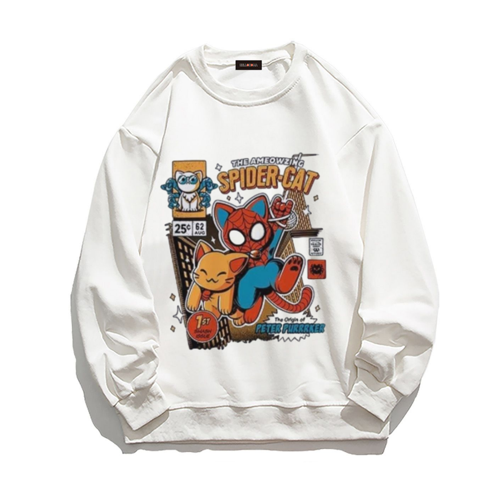Retro Spider-Cat Sweatshirt