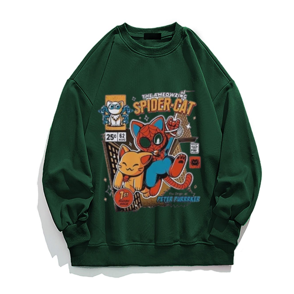 Retro Spider-Cat Sweatshirt