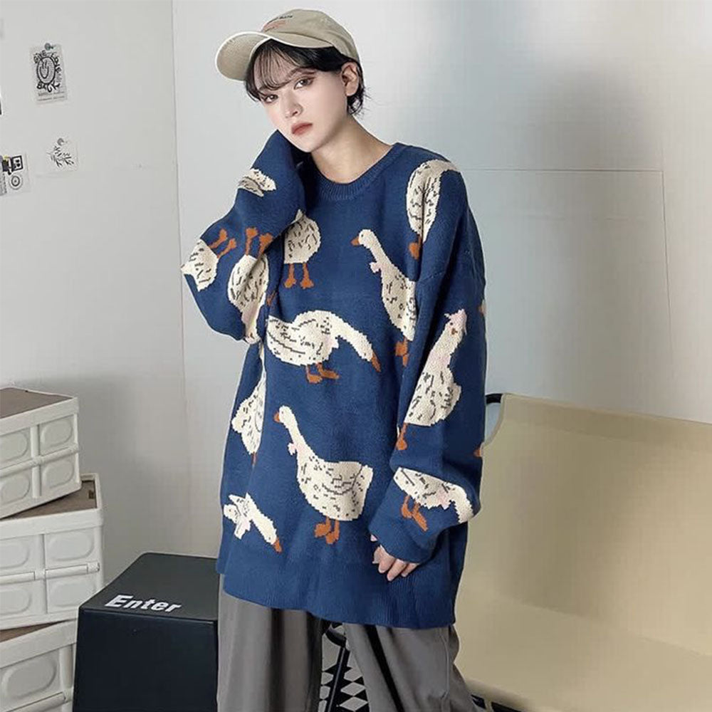 OOC' Urban Cute Duck Knit Sweater