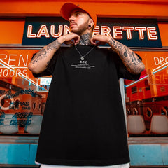Street Philanthropist Trend Short Sleeve Letter T-Shirt Men Details