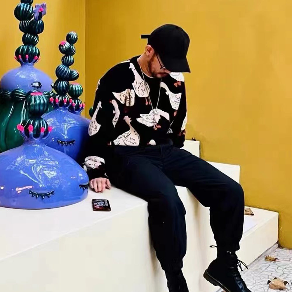 OOC' Urban Cute Duck Knit Sweater