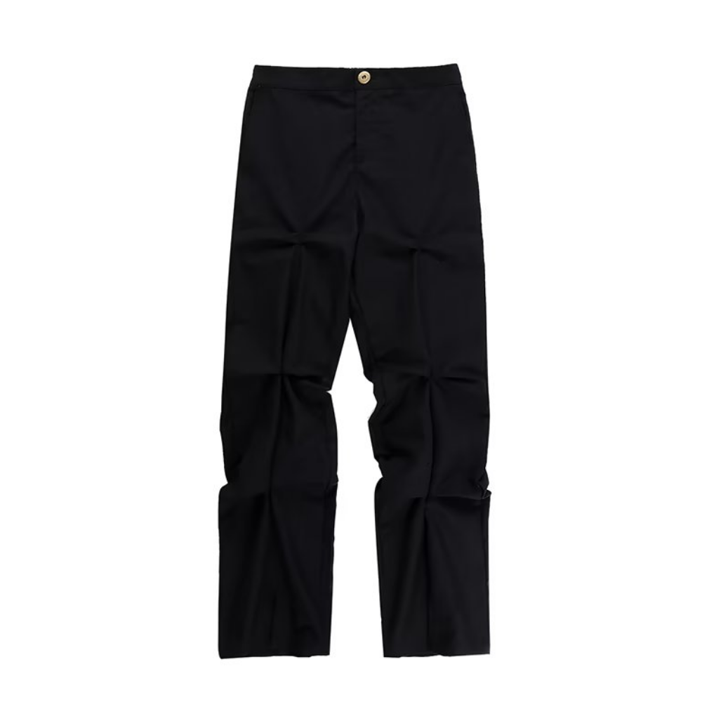 American Slit Pleated Sweatpants