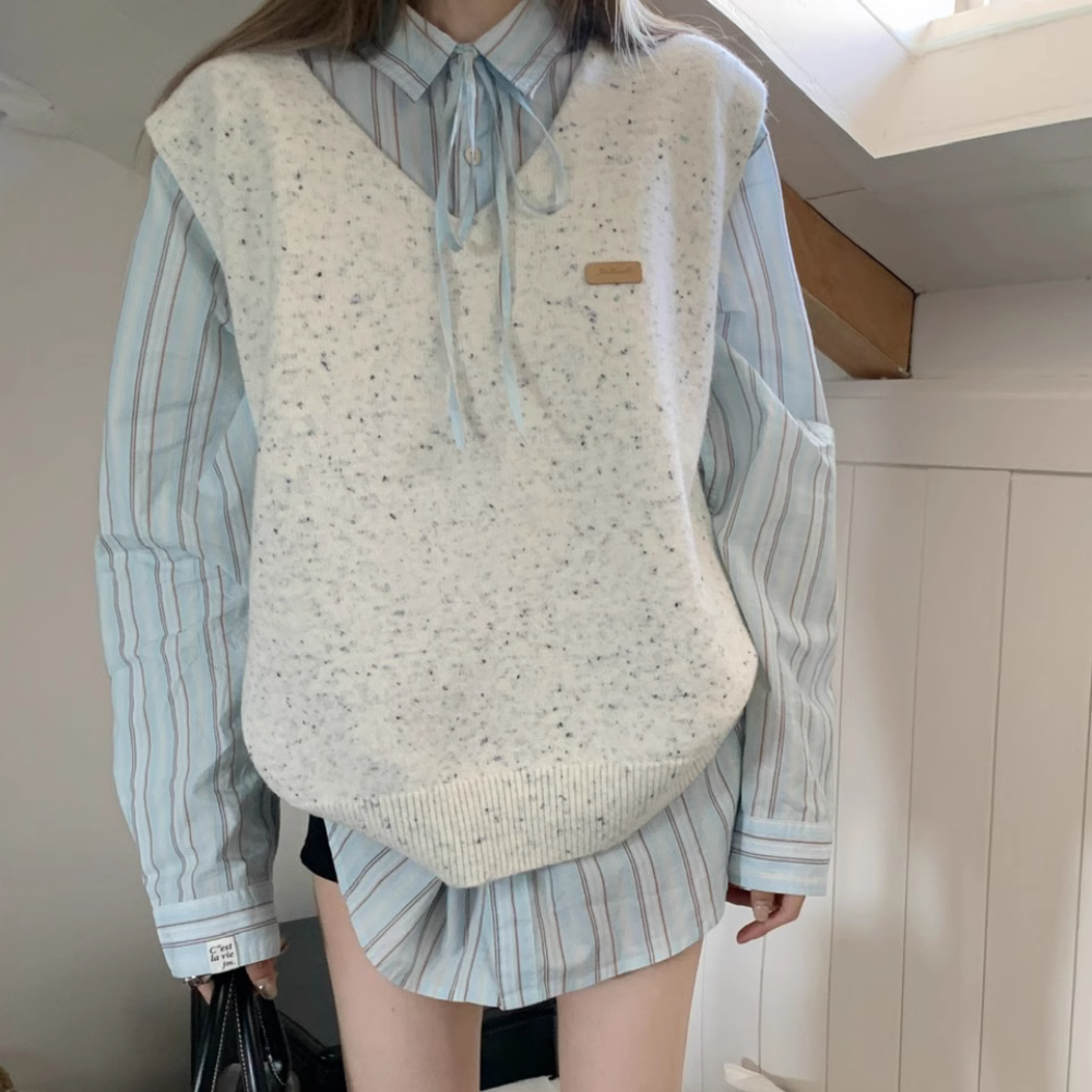 Women's Simple Loose Knitted Vest