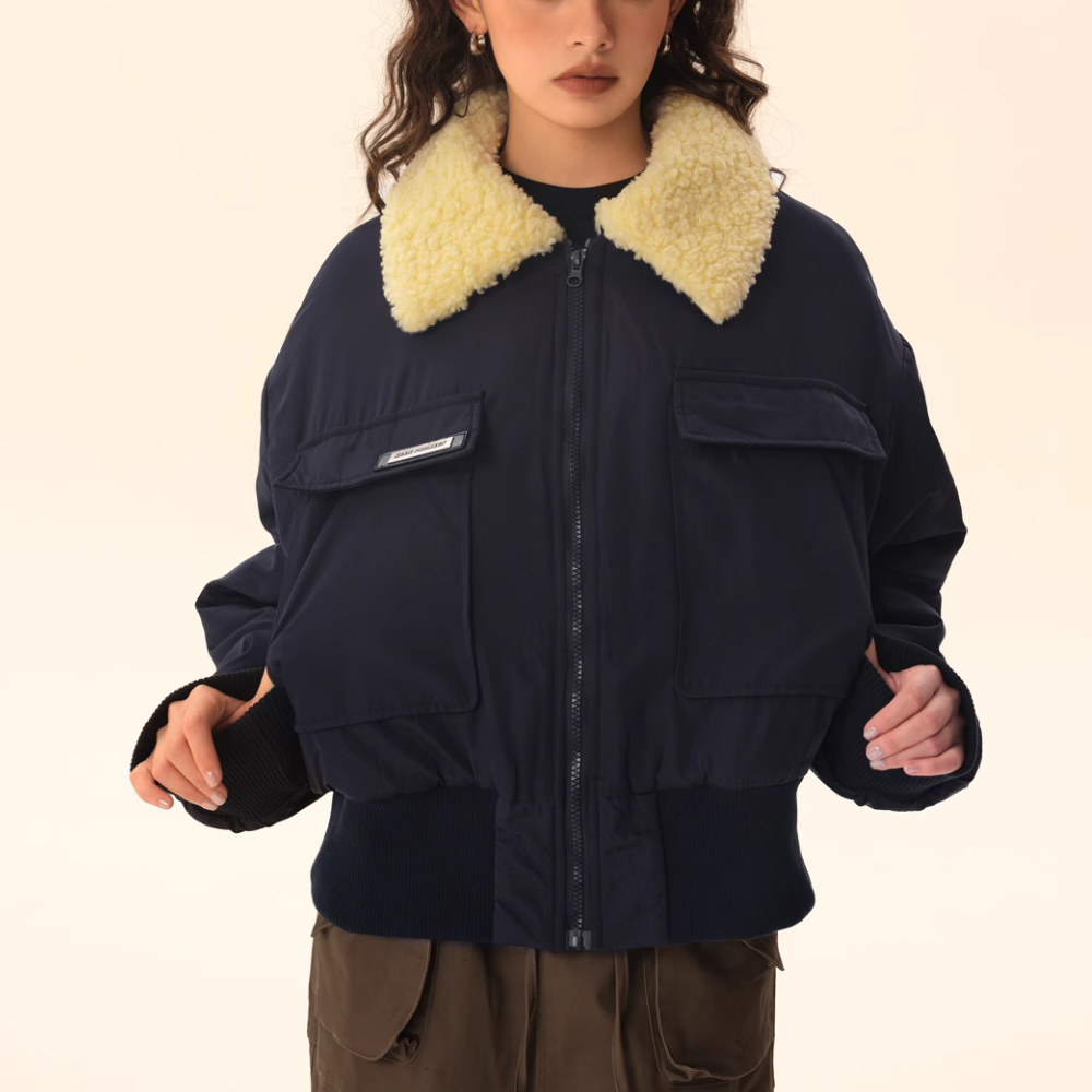 Women's Hot Girls Solid Color Coat