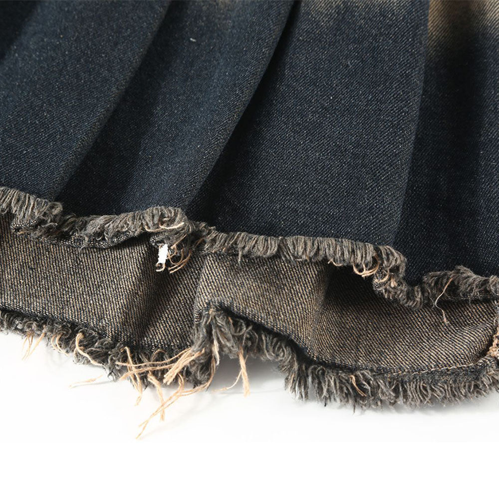 Women's Vintage Street Trendy Denim Skirt