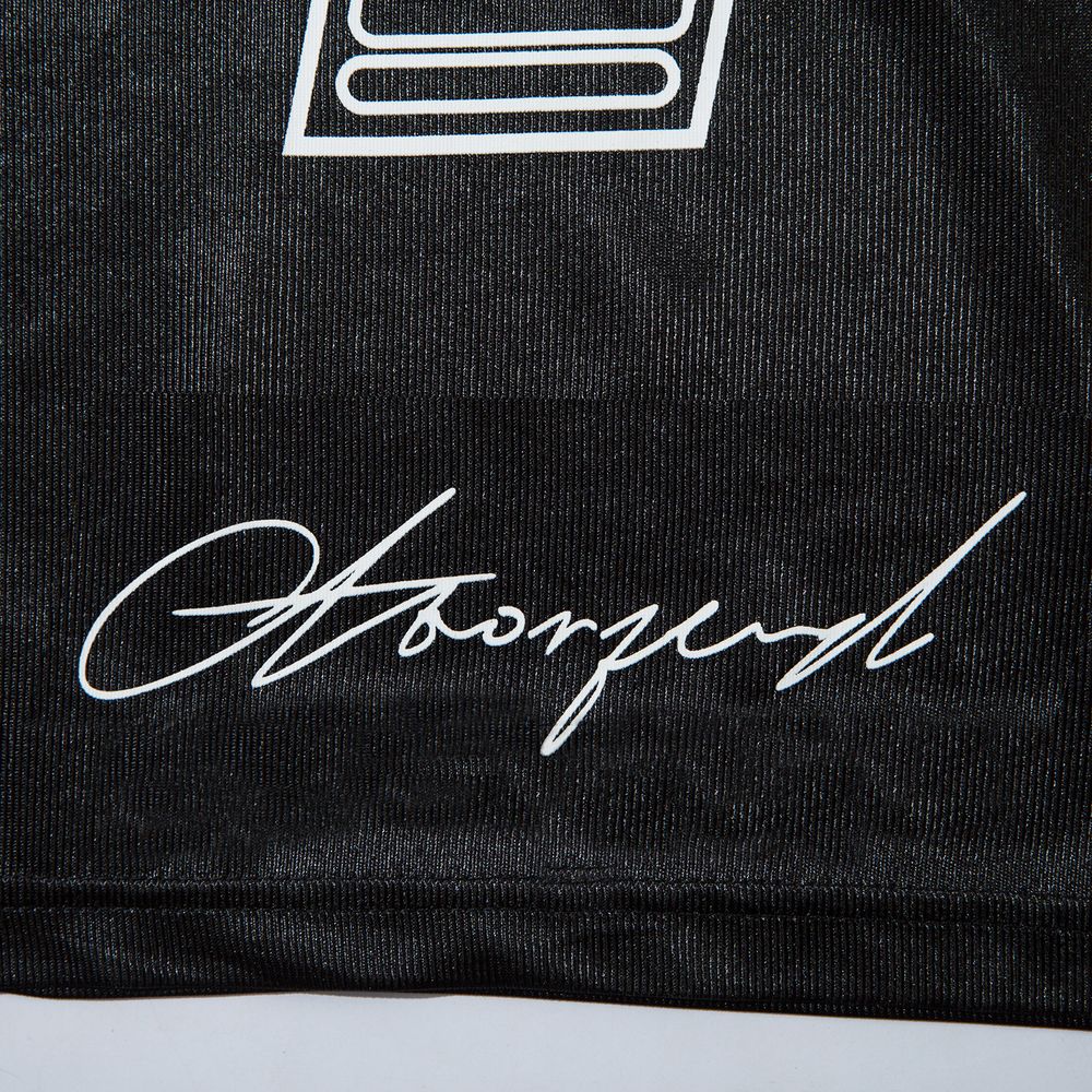 Vintage Racer Collarless Zipper Sweatshirt