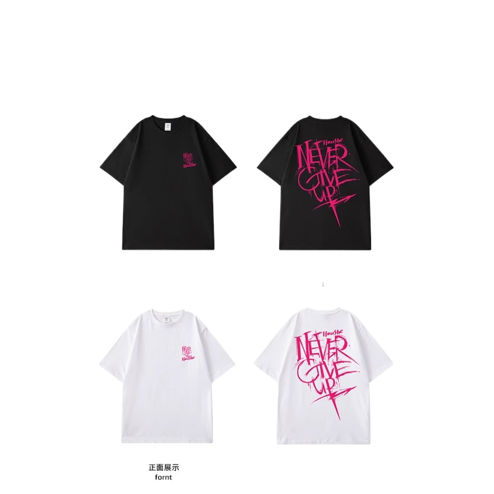 Street Philanthropist Graffiti Short Sleeve Men's T-Shirt Ins
