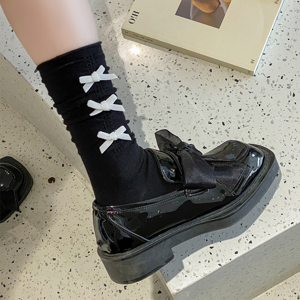 Cute Bow Socks