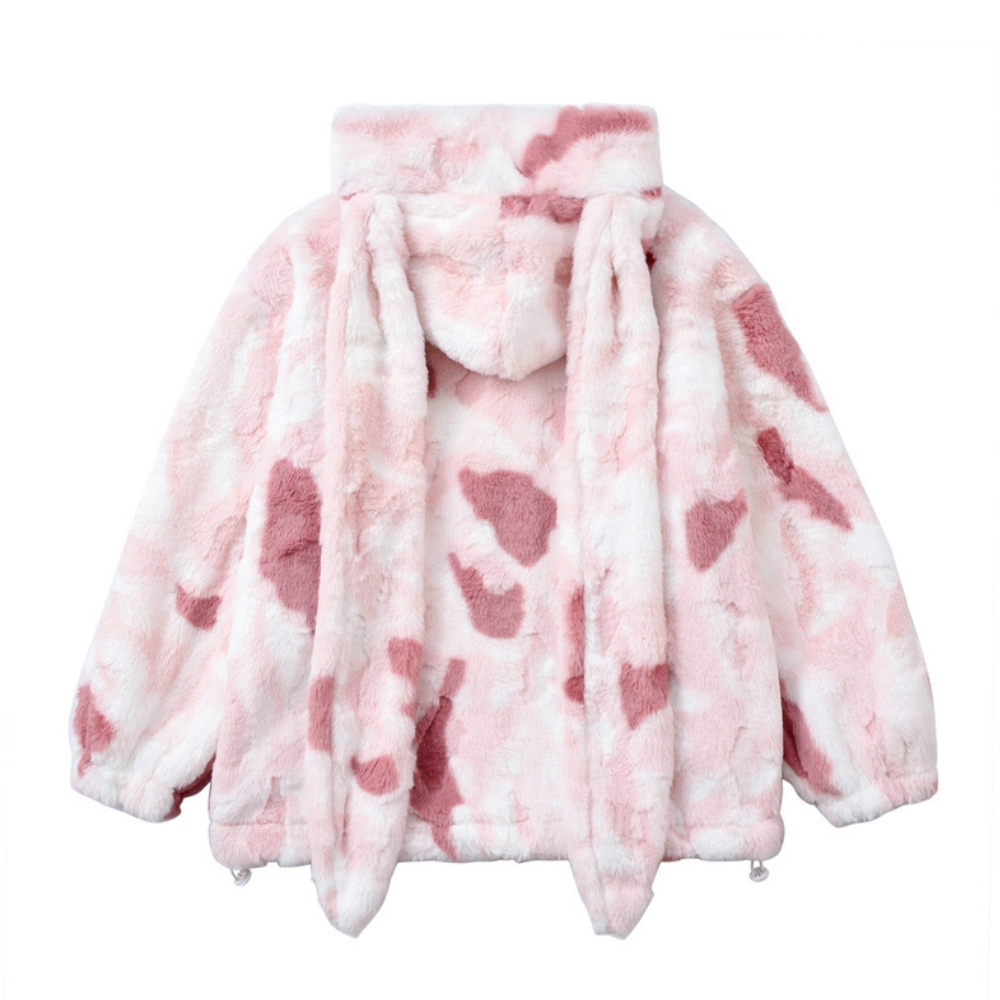 Tie Dye Rabbit Coat