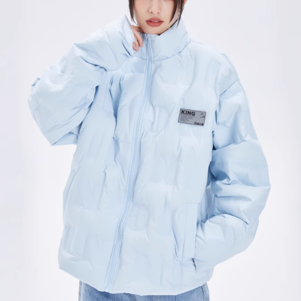 Women's Solid Color Warm Down Jacket