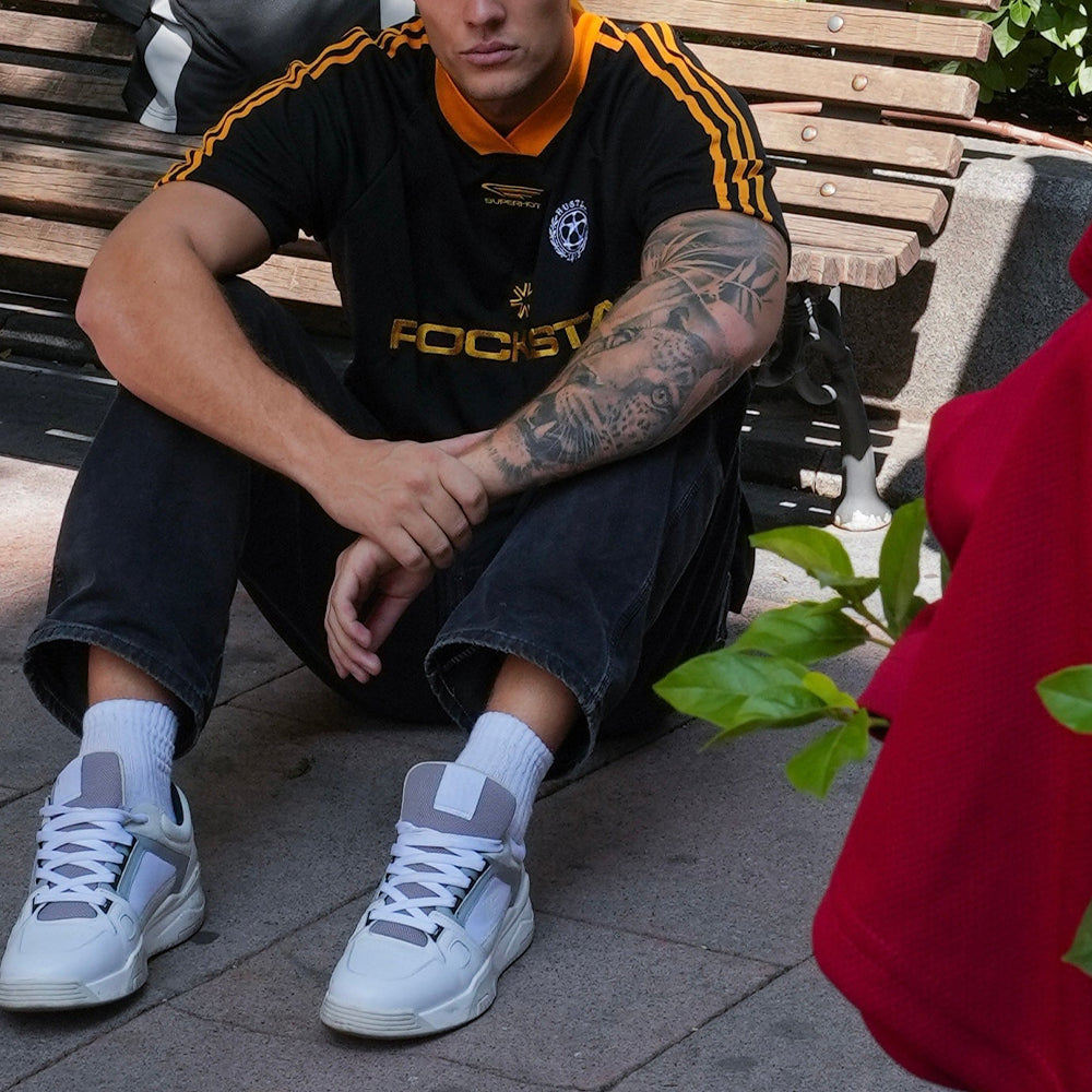 Evoky Rocksta Vintage Football Tee