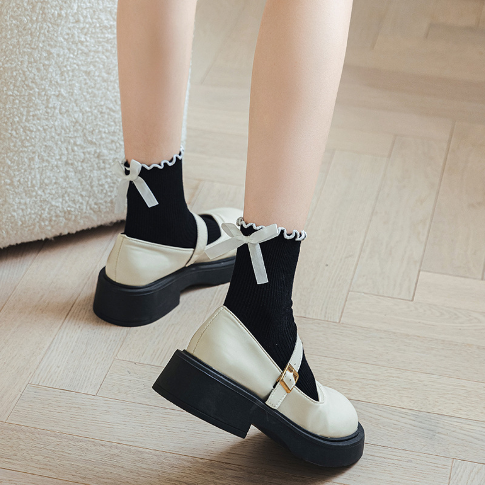 Simple Solid Color socks