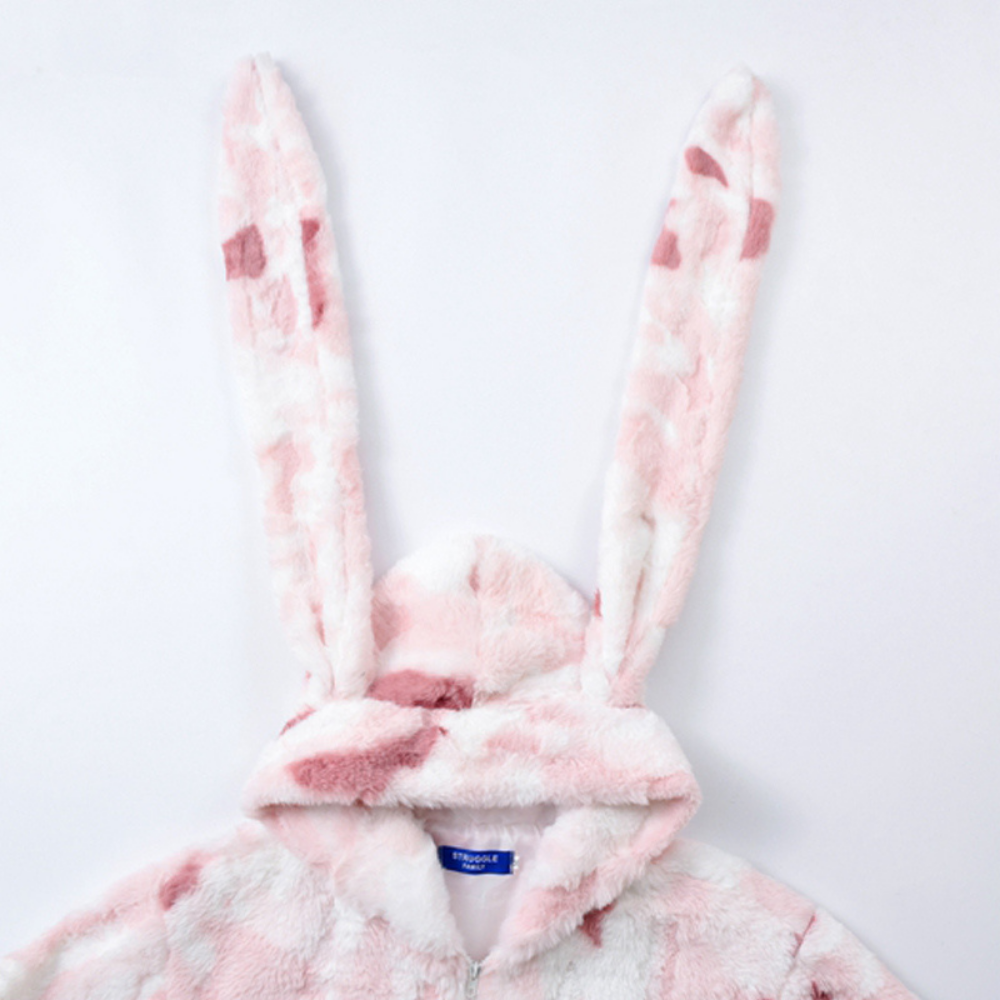 Tie Dye Rabbit Coat