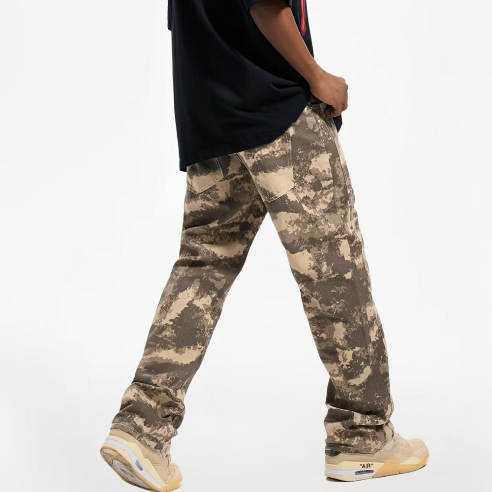 DF|Fall Leaf Yellow Camo Jeans