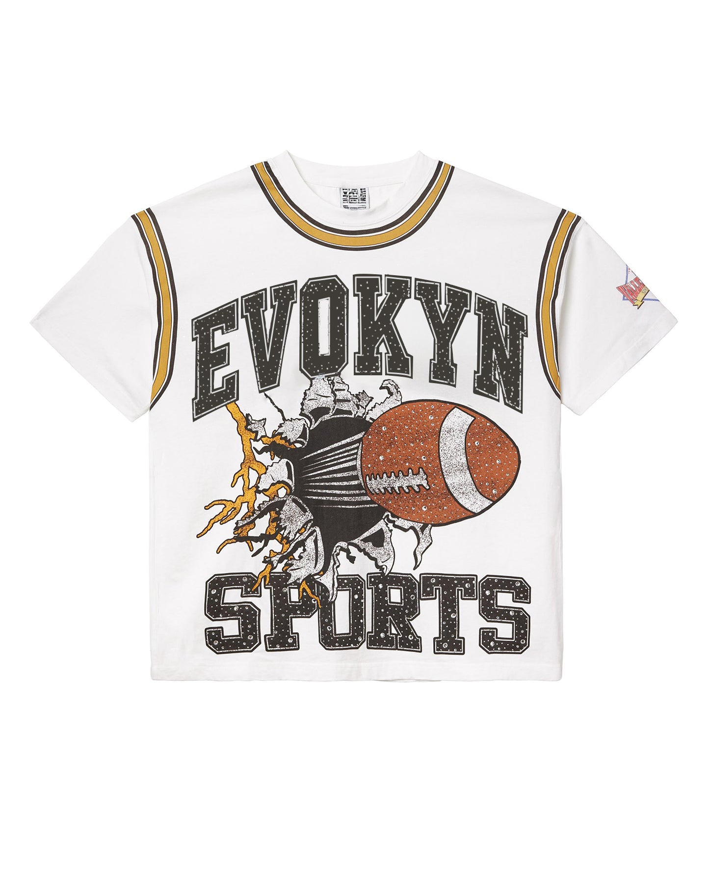 Evokyn Vintage Sports Graphic T-Shirt
