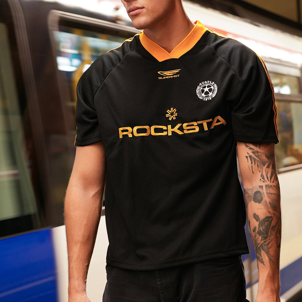 Evoky Rocksta Vintage Football Tee