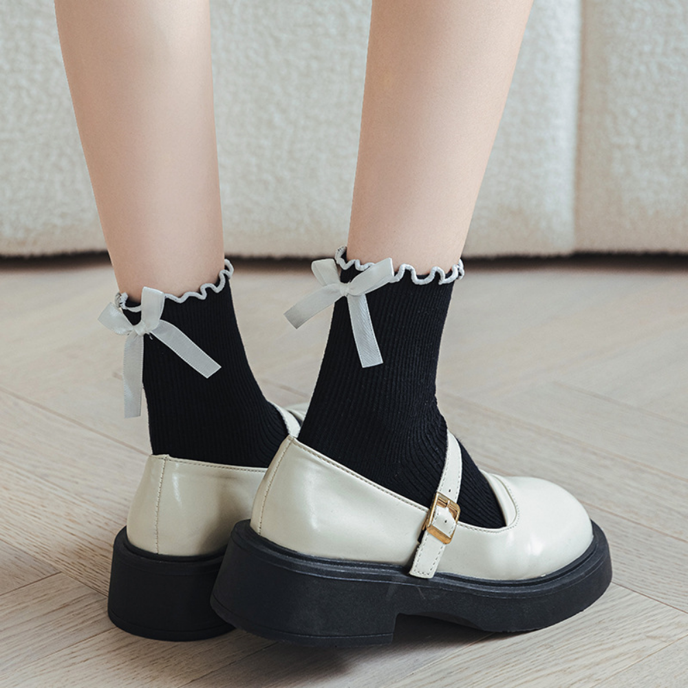 Simple Solid Color socks