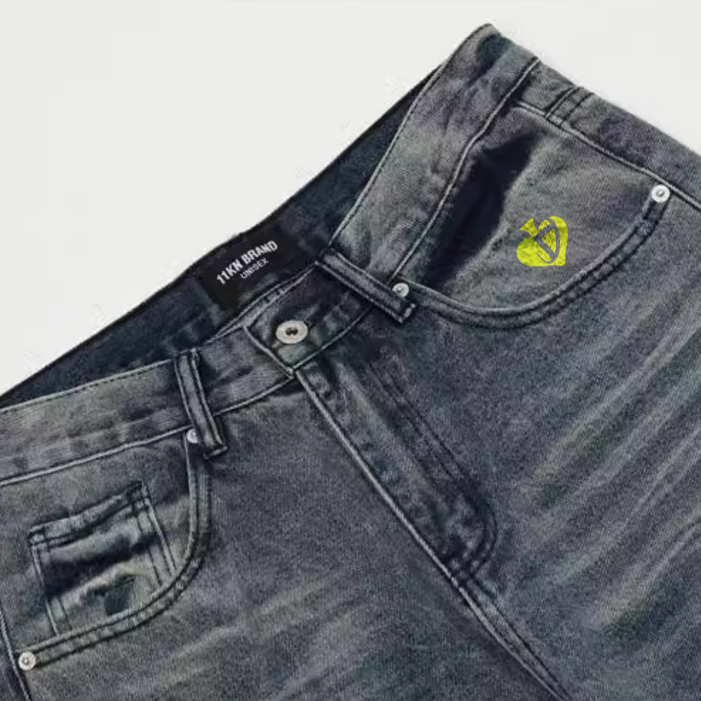 DF|Vintage Blue Whisker Jeans