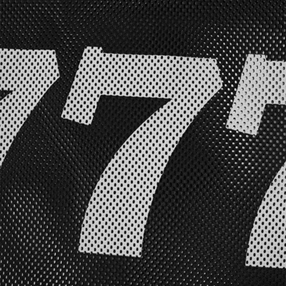 Evokyn Jersey Lucky Letter Print Quick Dry V-neck T-shirt