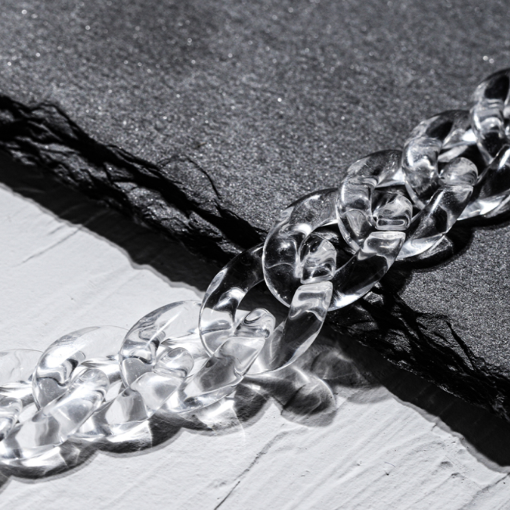 CE | High Street Clear Acrylic Necklace