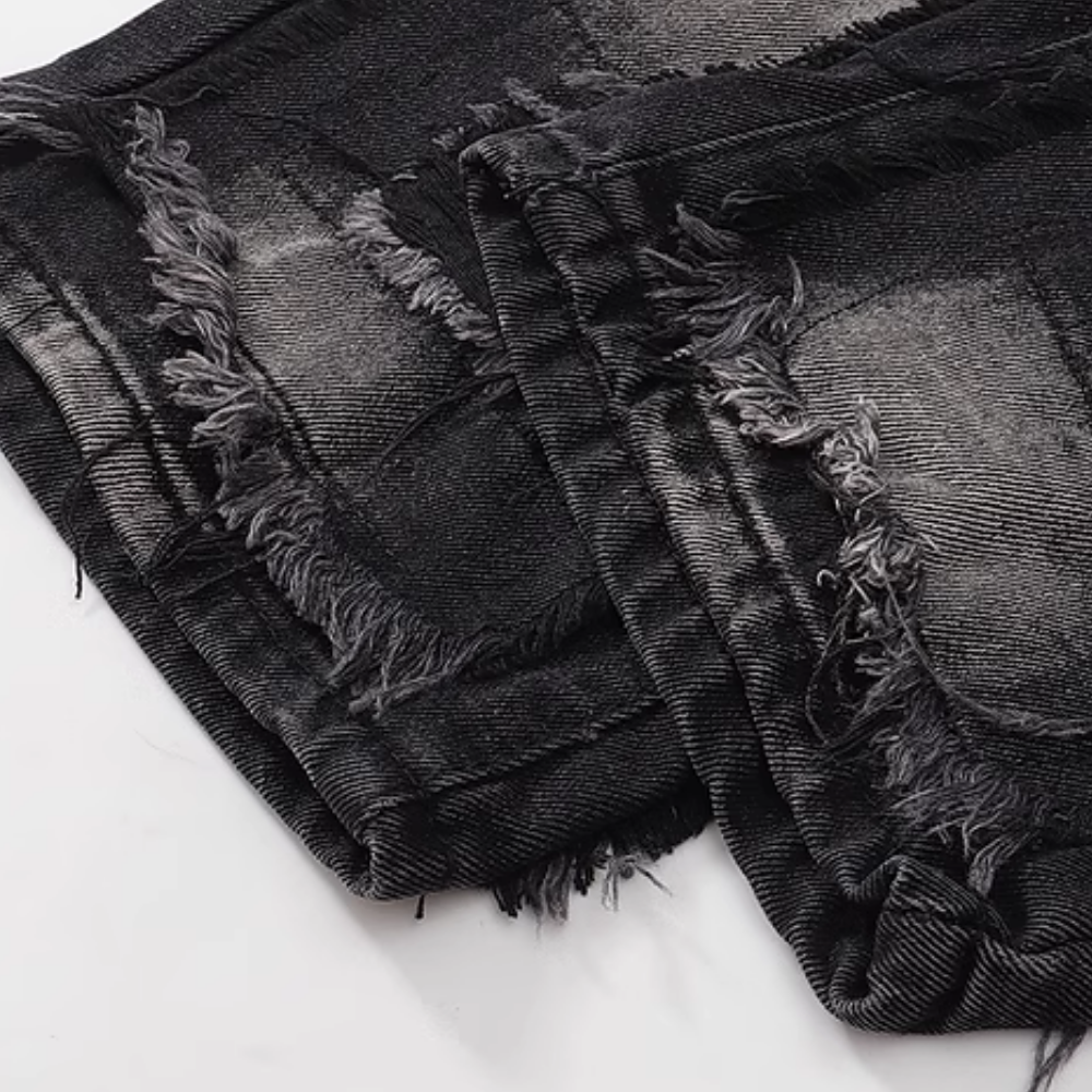 CE | American High Street Gradient Hole Jeans