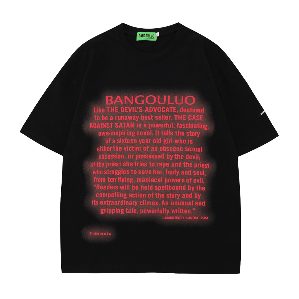 Red Foam Letter T-Shirt