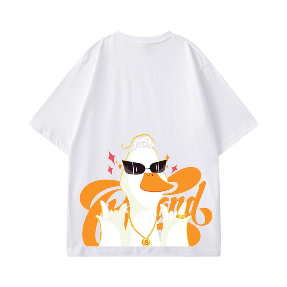 Street Philanthropist Cartoon Trend Brand Short Sleeve Men's Trend T-Shirt