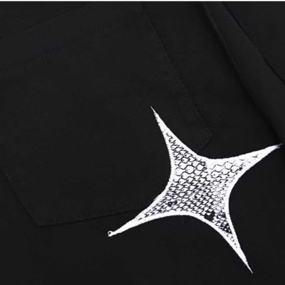 DF| Star Sequin Patch Jeans