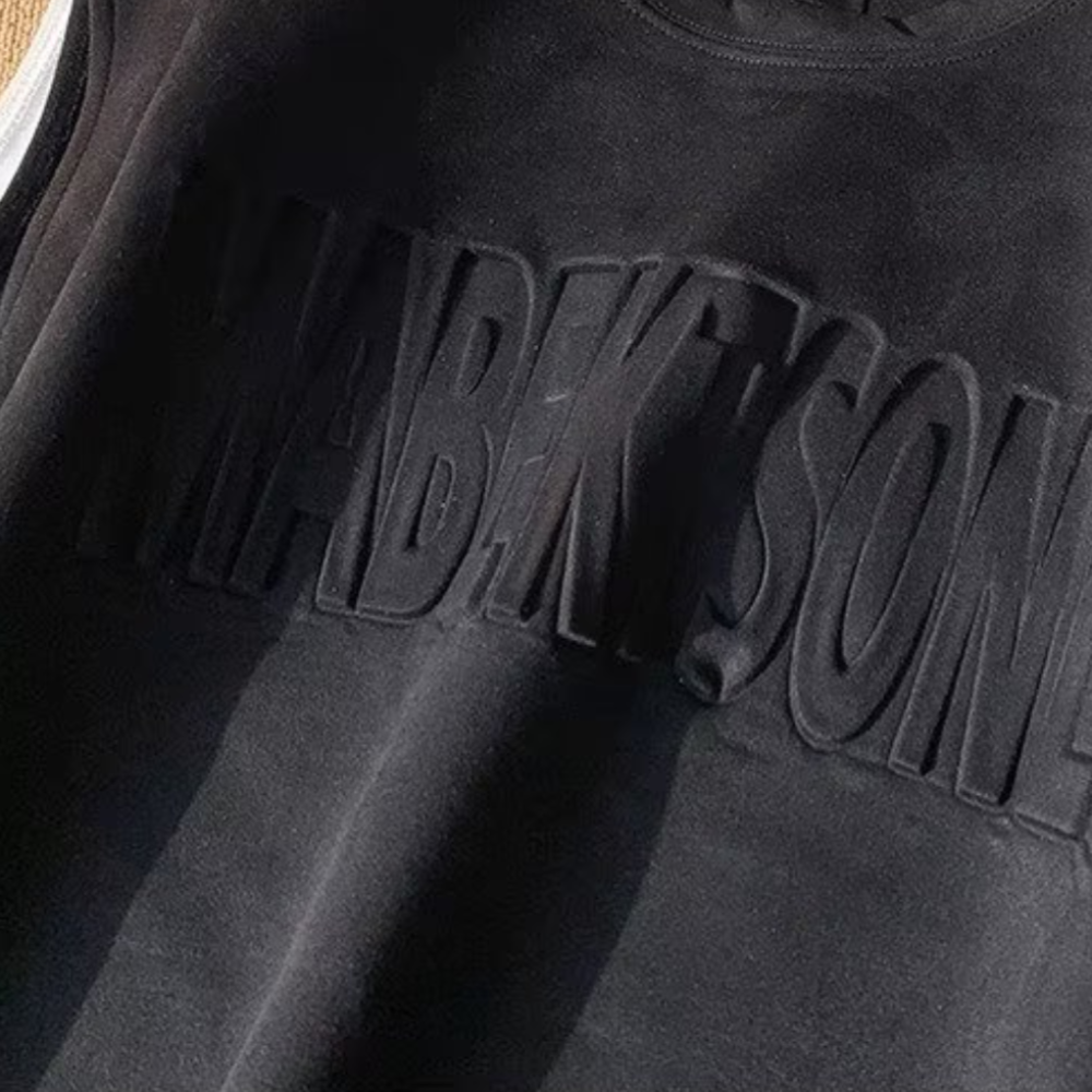 Simple Lettering Suede Vest