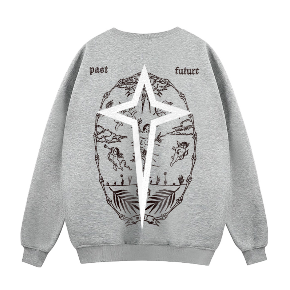 Past Future | High Street Star Angel Sweatshirt