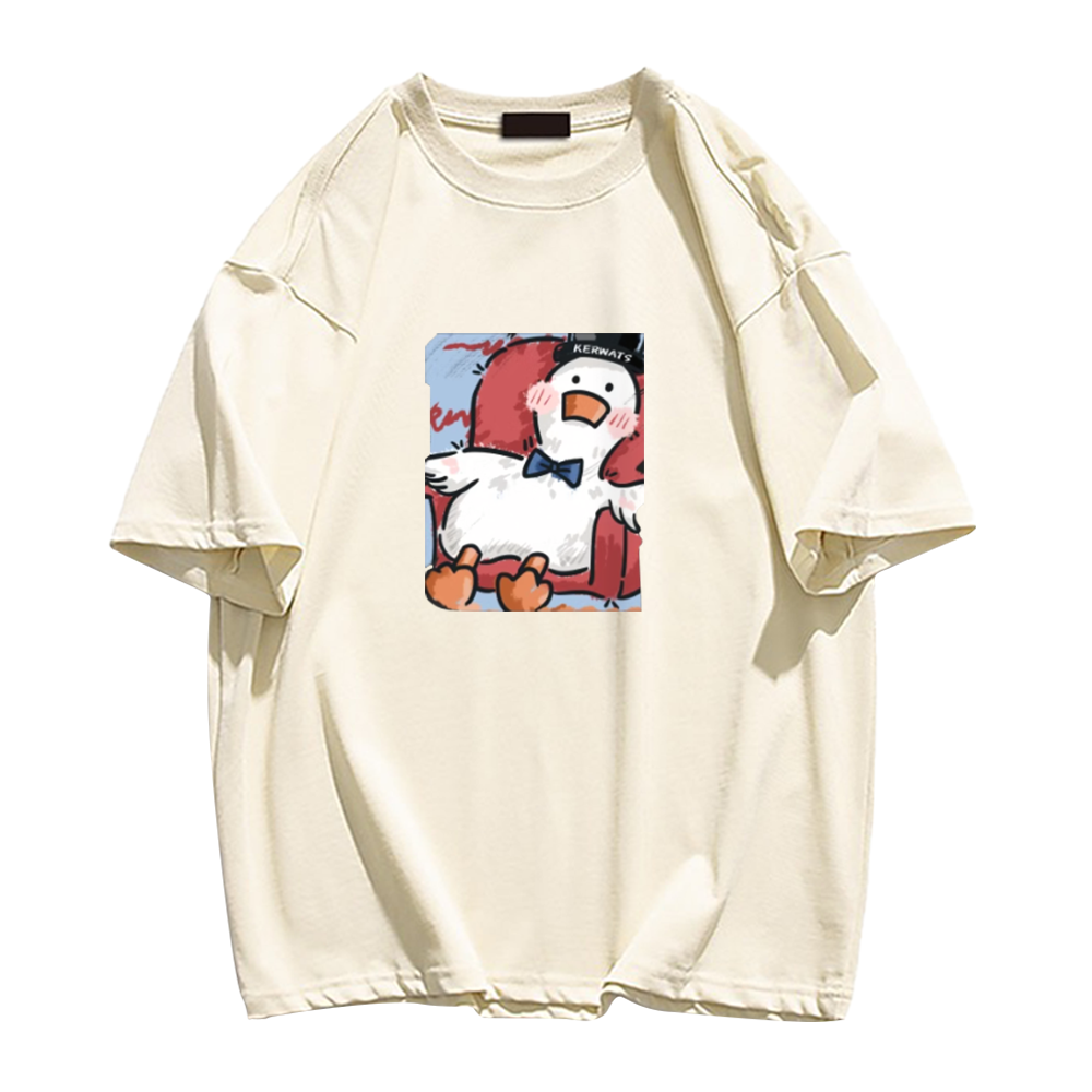 Oil Painting Sofa Duck T-Shirt