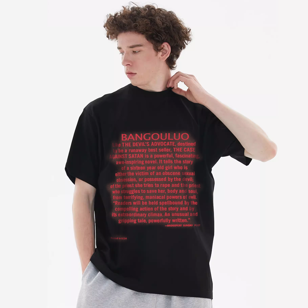 Red Foam Letter T-Shirt