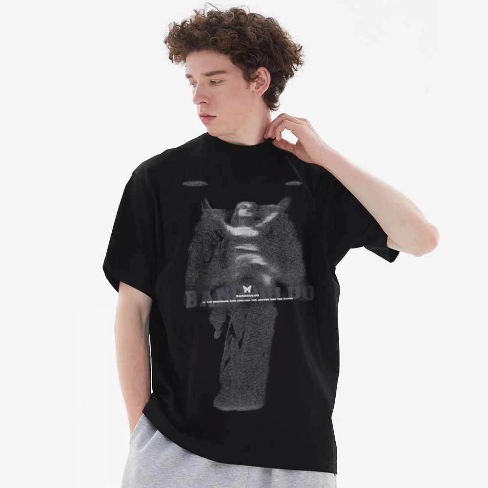 Retro Goddess Sculpture Print T-Shirt