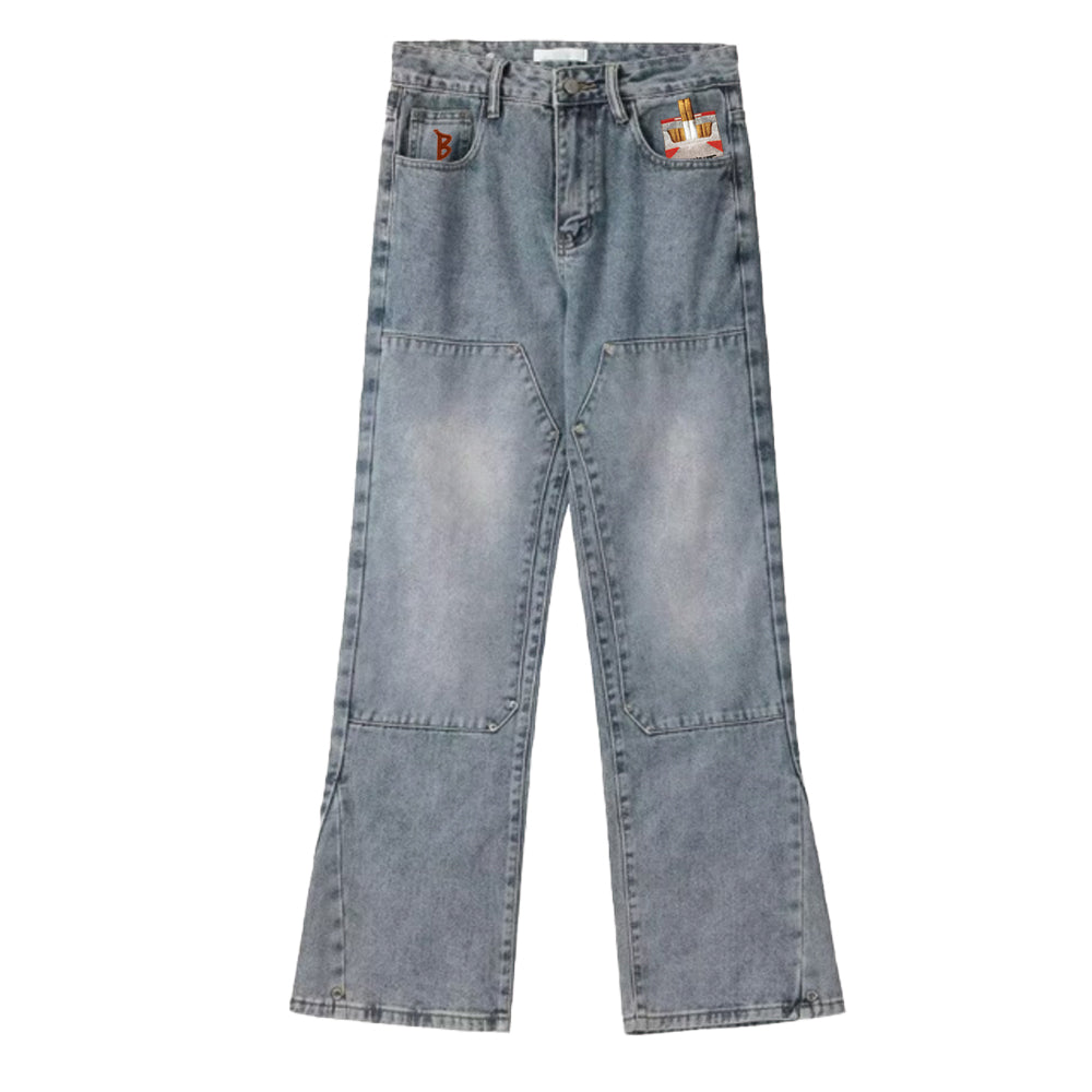 BAGGOUT Jeans Red Smoke