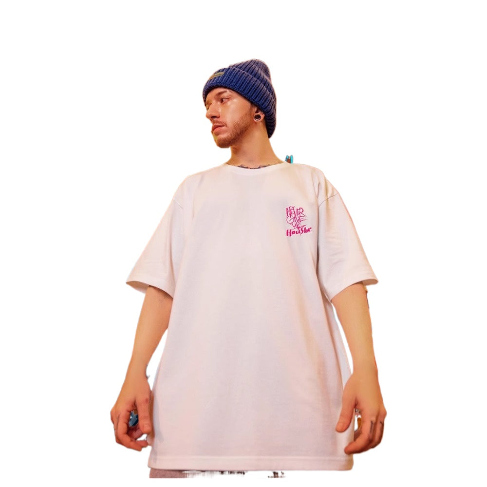 Street Philanthropist Graffiti Short Sleeve Men's T-Shirt Ins