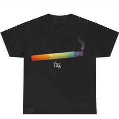 BAGGOUT T-shirt Colored Smoke Details