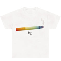 BAGGOUT T-shirt Colored Smoke Details